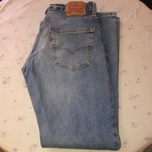 Levi’s 511 whitewashed mens jeans 31x32